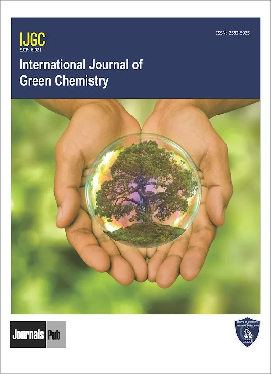 International Journal Of Green Chemistry Journal Subscription 2 Cover