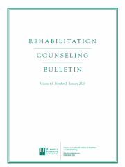 Rehabilitation Counseling Bulletin Journal Subscription