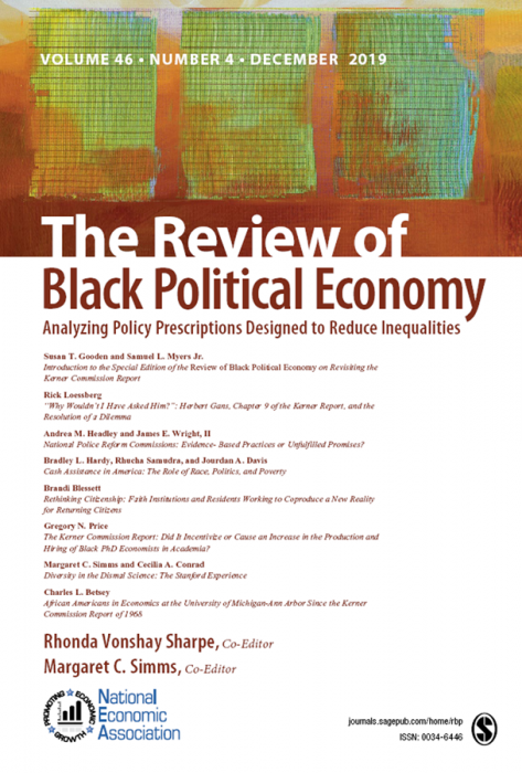 Review of Black Political Economy Journal Subscription