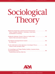 Sociological Theory Journal Subscription