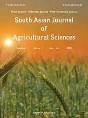 South Asian Journal of Agricultural Sciences Journal Subscription