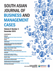 South Asian Journal of Business and Management Cases Journal Subscription