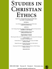 Studies in Christian Ethics Journal Subscription