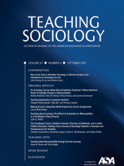 Teaching Sociology Journal Subscription
