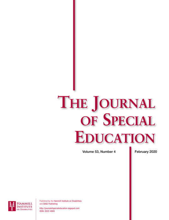 special education journal articles pdf