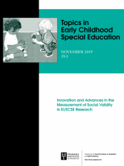 Topics in Early Childhood Special Education Journal Subscription